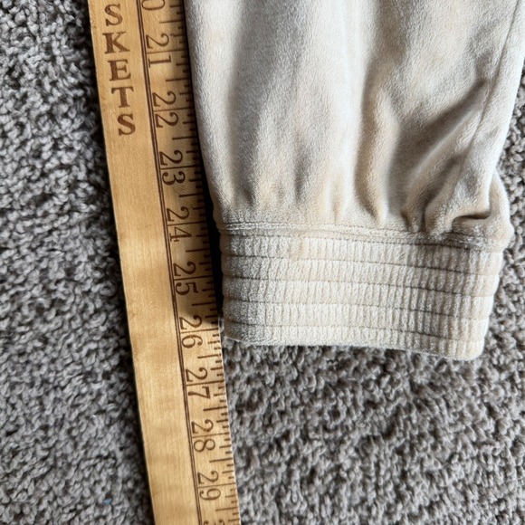 Abercrombie‎ Fitch Velour Jogger Sweatpants Large Athletic pull on cozy cuffed - Picture 7 of 8